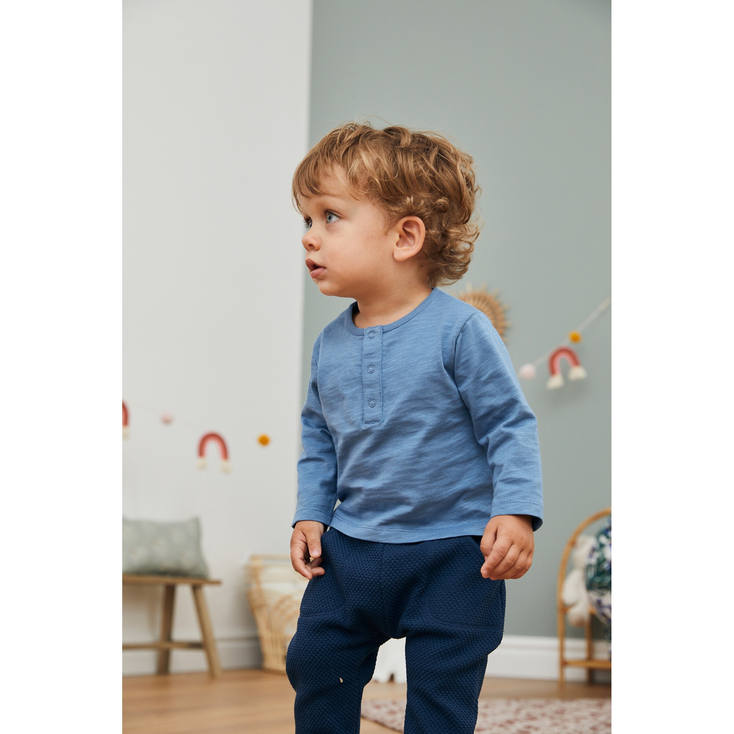 Lilletots - Boys Story Shirt langarm Henley