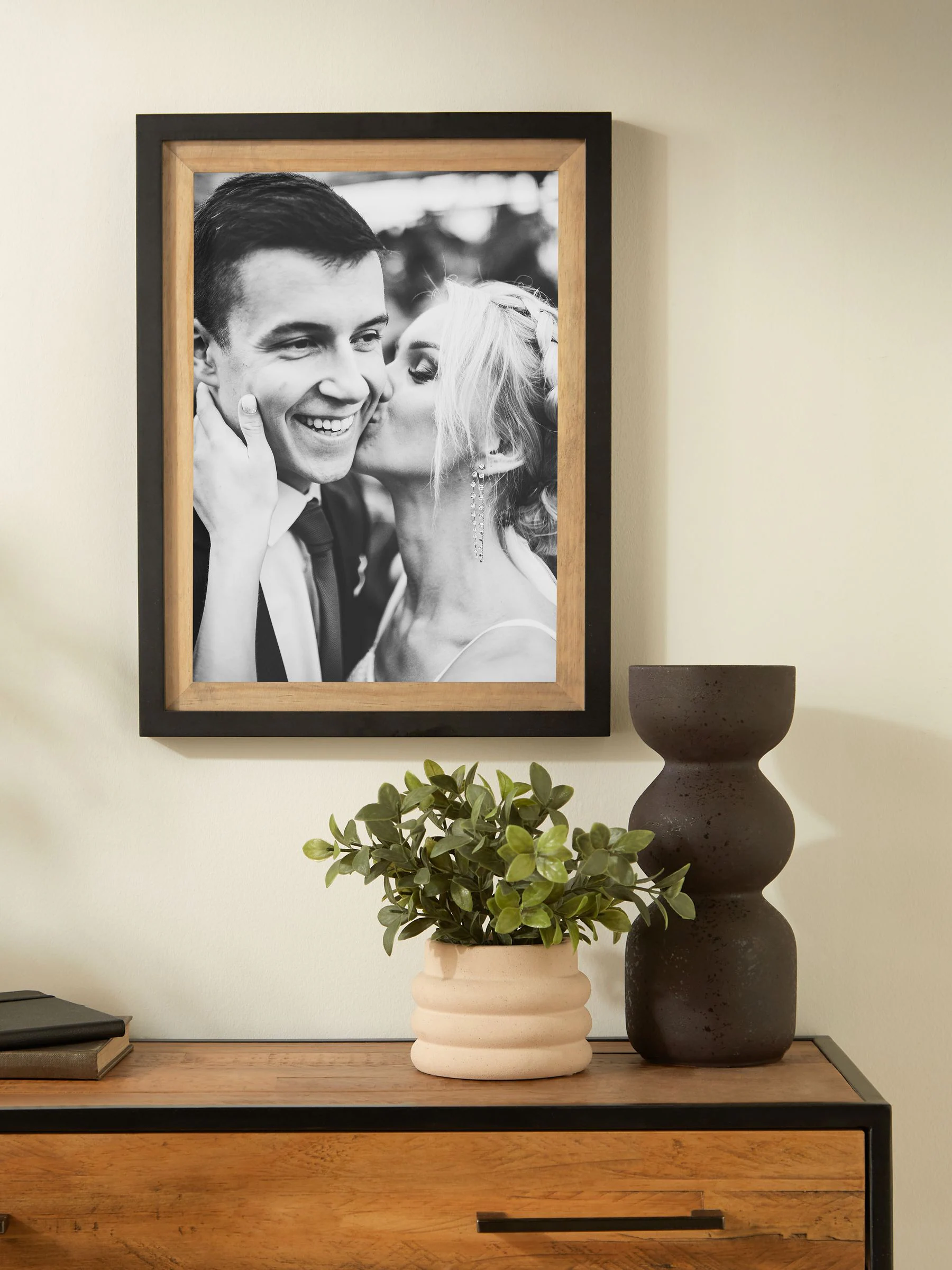 Grote fotolijst van Bronx-hout