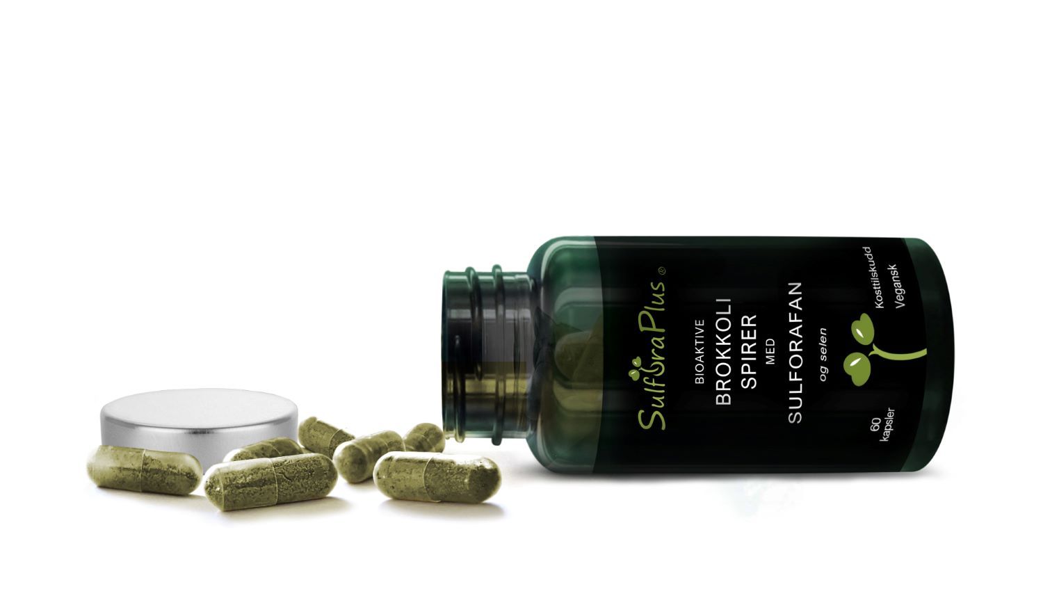 Sulfora Plus Bioaktive brokkolispirer med sulforafan og selen