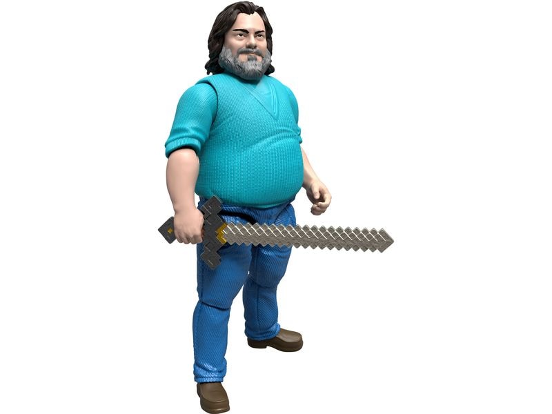 Mattel Minecraft Movie Singles Steve Kinderspielzeugfigur