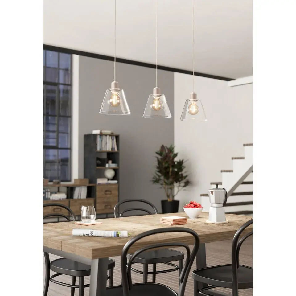 EGLOCopleyHanglamp-E27-Ø20cm-Roségoud