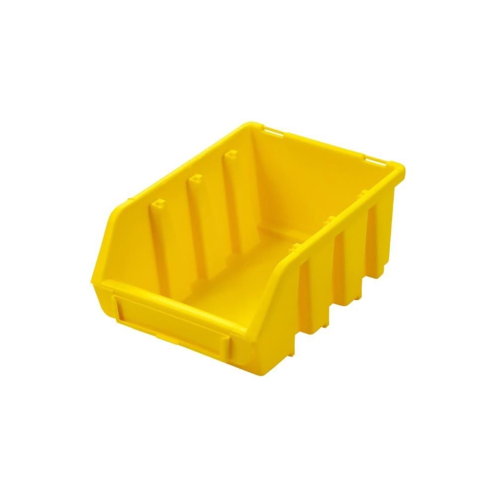 PROREGAL SuperSaver Set 10x Opbergdoos 2 HxBxD 7,5 x 11,6 x 16,1 cm Polypropyleen Geel