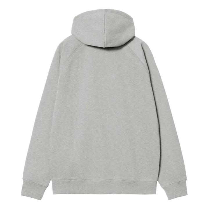 Carhartt WIP Hoodie Zippé Chase | Gris chiné