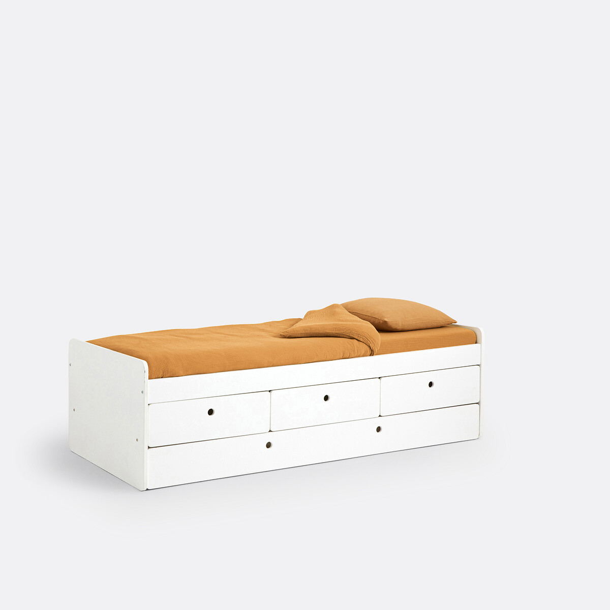 LA REDOUTE INTERIEURS<br>Cama com gavetas e estrado de ripas, SELISA