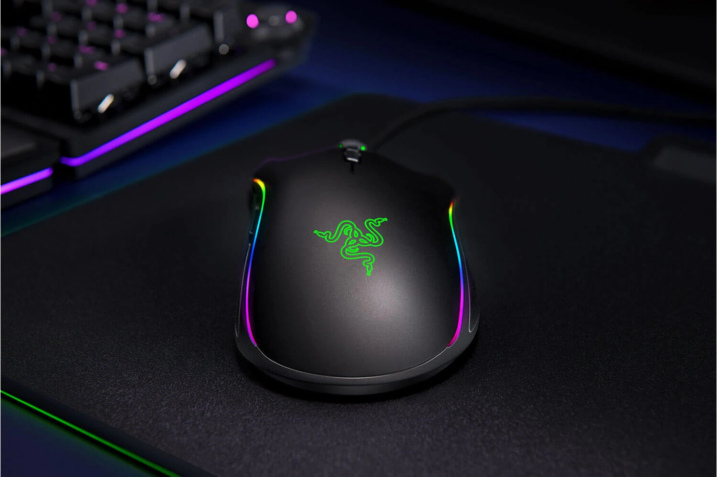 Mamba Elite Kabelgebundene Gaming Maus 16000 DPI USB Anschluss (RZ01-02560100-R3M1) - Schwarz