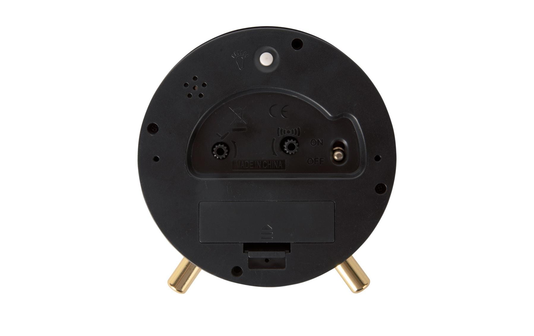 Klassischer Wecker Gold Disc Gold/SchwarzWecker