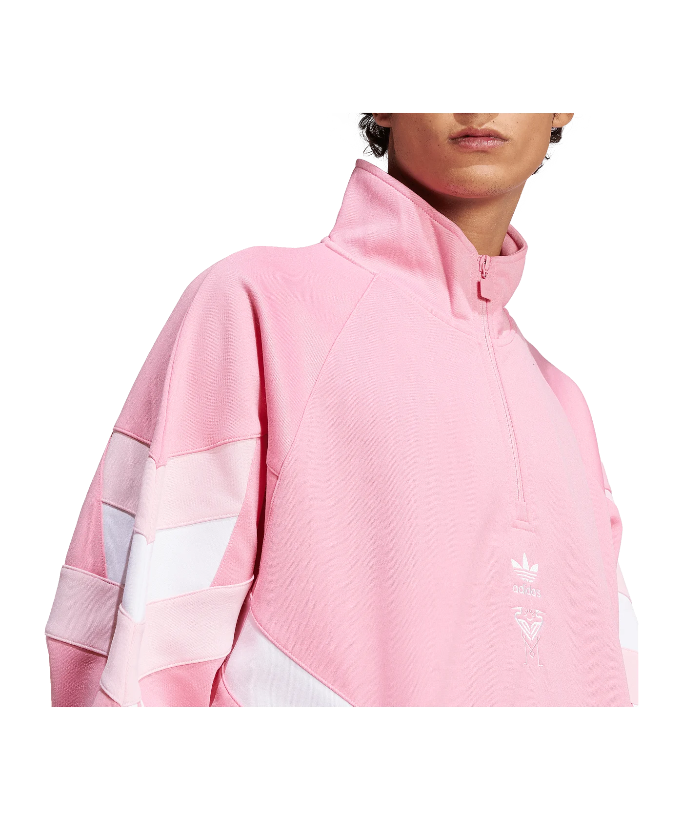 adidas Originals Inter Miami HalfZip Sweatshirt Pink