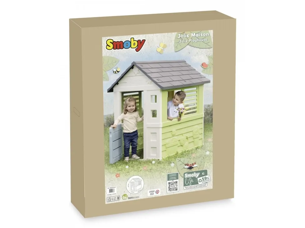 Smoby 810737, Stående legehus, 2 År, 1 dør(e), Flerfarvet