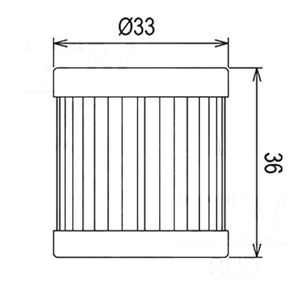 Filtre à huile HifloFiltro HF181 Type origine
