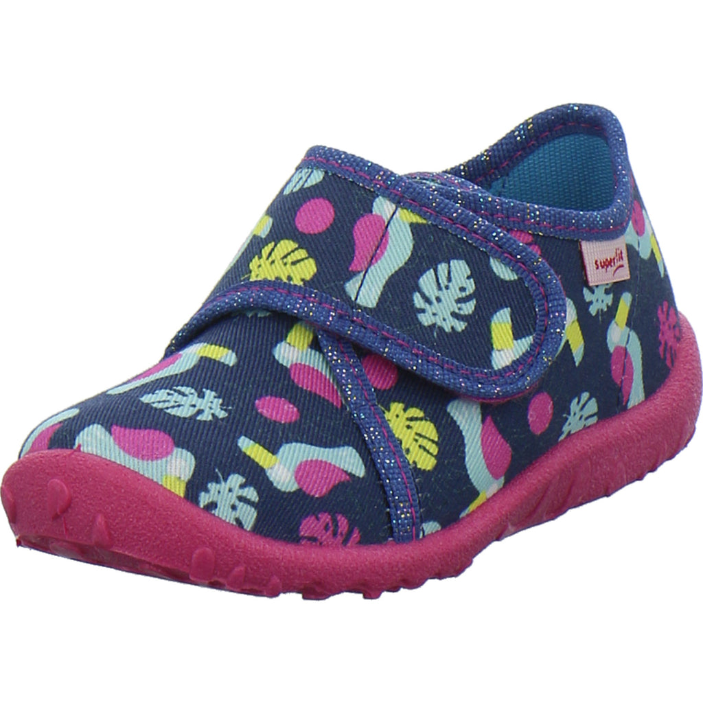 Superfit Hausschuhe Kinder Unisex - Kinder Spotty Blau-kombi