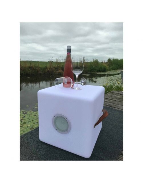 Nikki.Amsterdam The Cube Color Sync - Tuinverlichting - 41x41x42 cm 4.8 kg Multi-Color 8 Watt Incl. Speaker 40