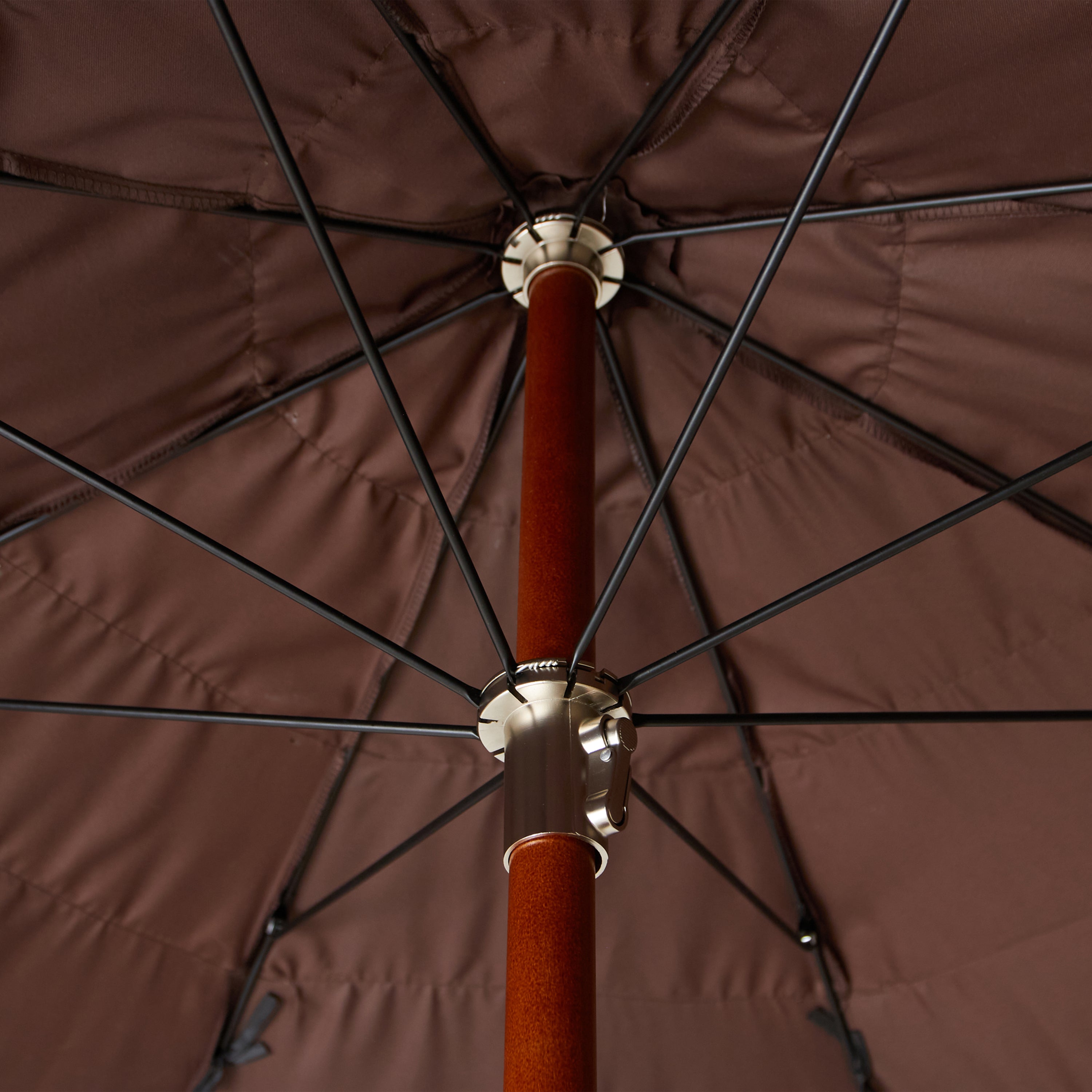 HKliving Serengeti Parasol Ã 192 cm - Raffia