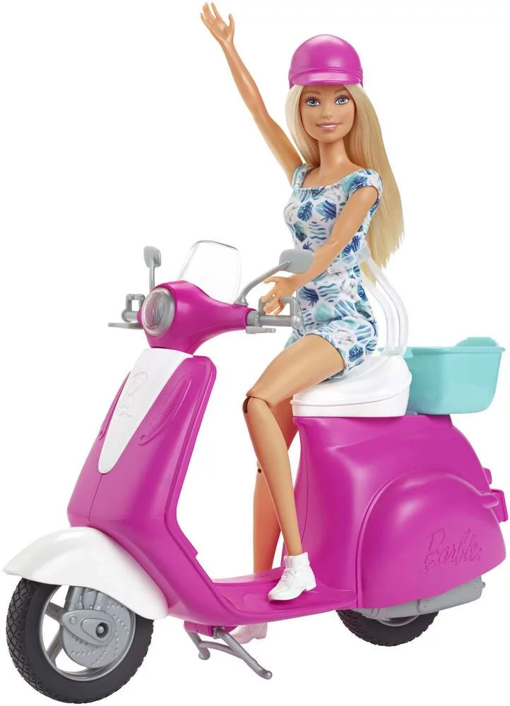 BARBIE - POUPEE ET SON SCOOTER