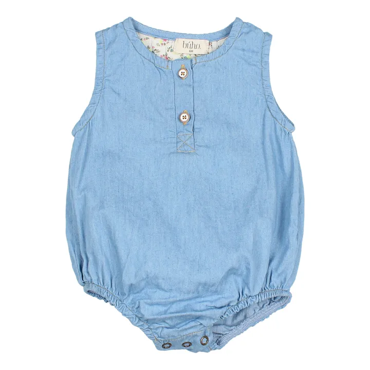 Búho Barboteuse Denim | Bleu jean