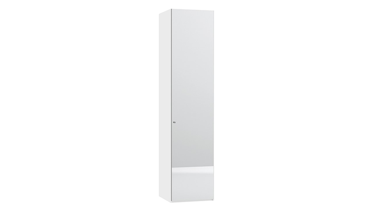 Draaideurkast Switchline met spiegel premium wit
