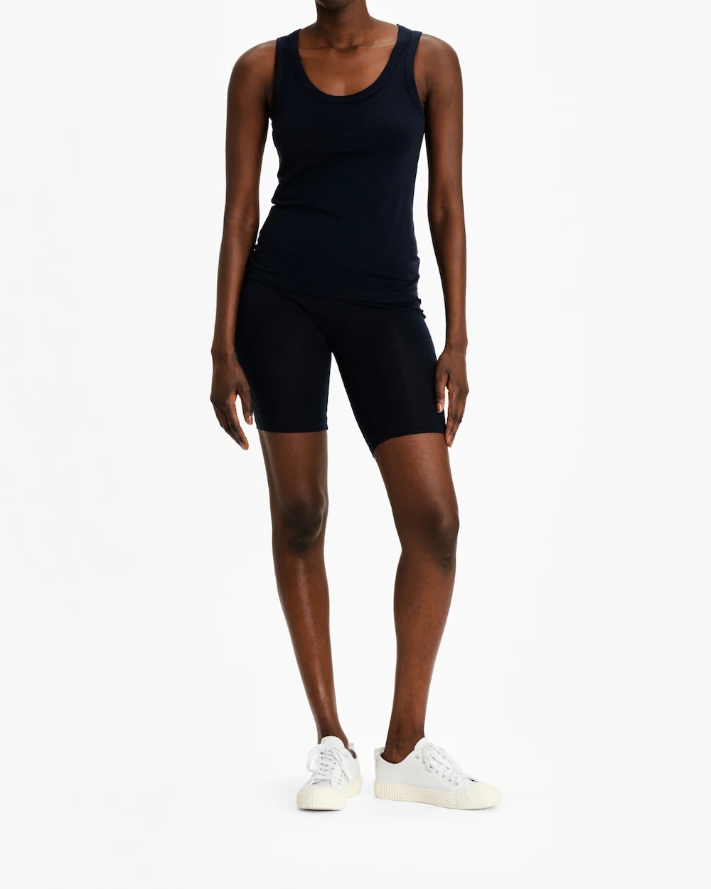 Salt Biker Shorts Dame Navy Blue