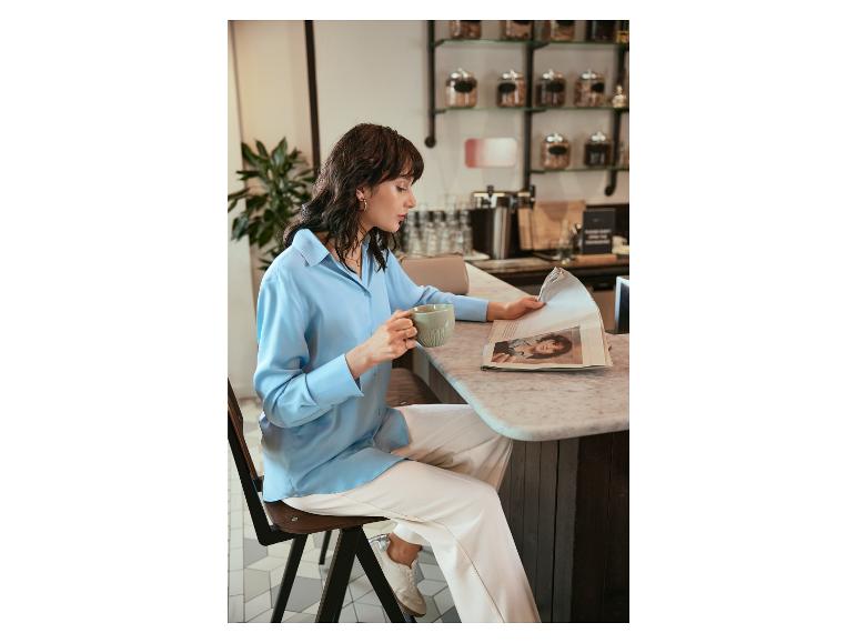 Satijnen dames blouse
