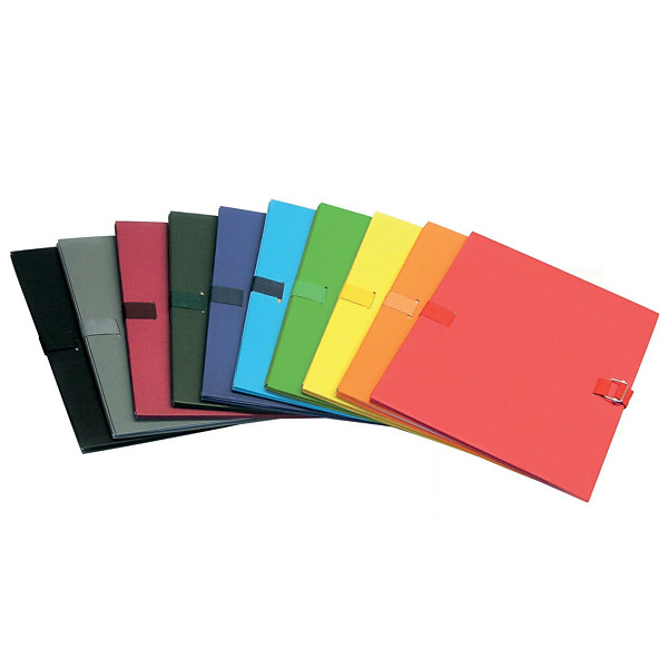 Chemise dos extensible sans rabat Exacompta 24 x 32 cm couleurs assorties