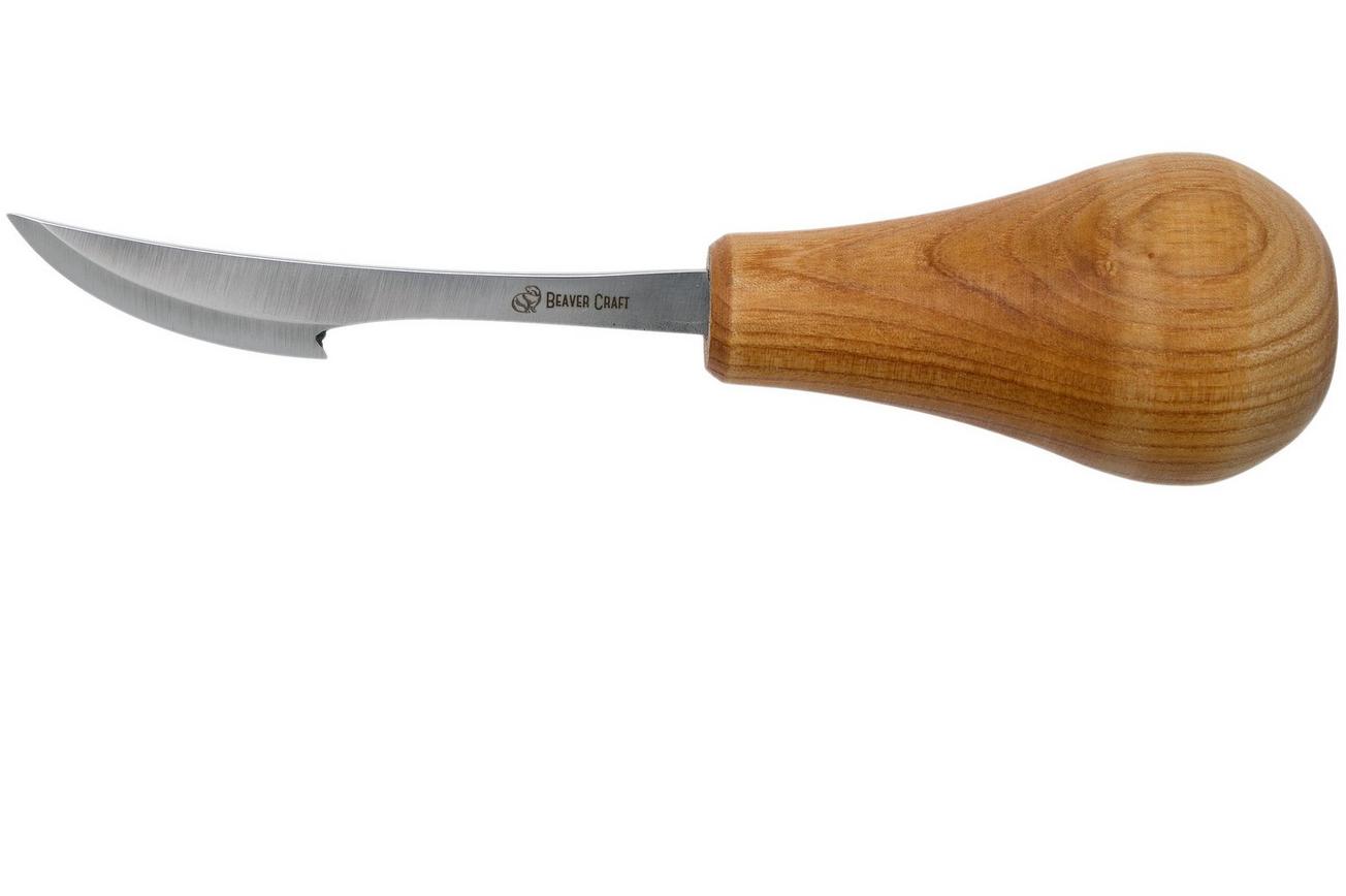 BeaverCraft Universal Detail Pro Knife C17P, houtsnijmes met palmgreep