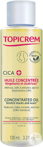 Topicrem Cica+ Huile Concentrée Vergetures Et Cicatrices Flacon 100ml