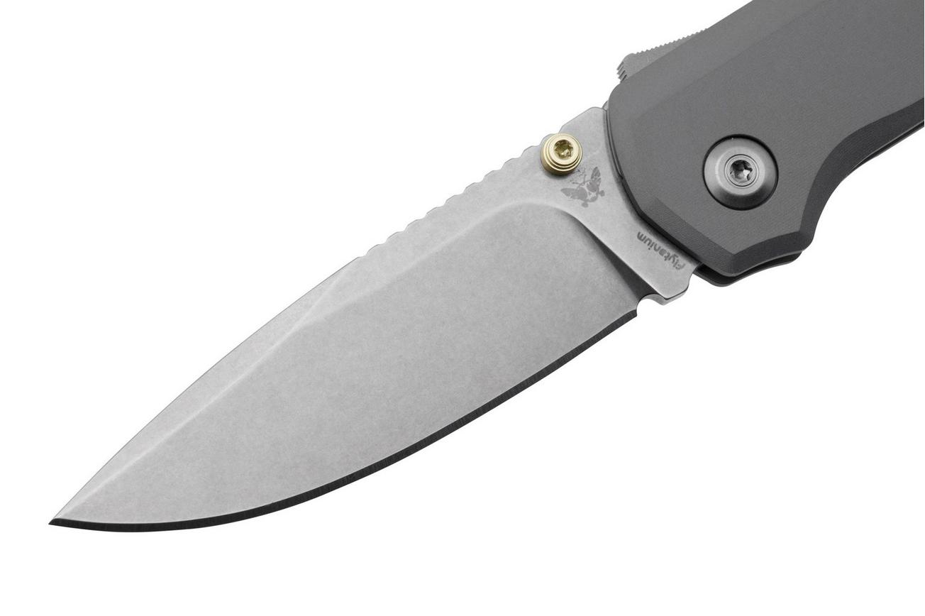 Flytanium Arcade Shark-Lock 1255 Stonewashed, Gunmetal Grey Aluminum, Green Canvas Micarta Inlay, zakmes