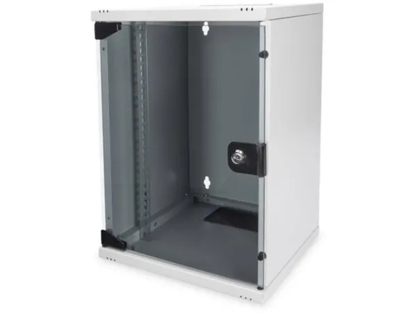 Digitus DN-10-09U - Kabinet - vægmonterbar - lysegrå, RAL 7035 - 9U - 10