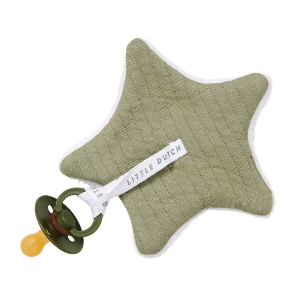 Little Dutch Pure Speendoekje Olive