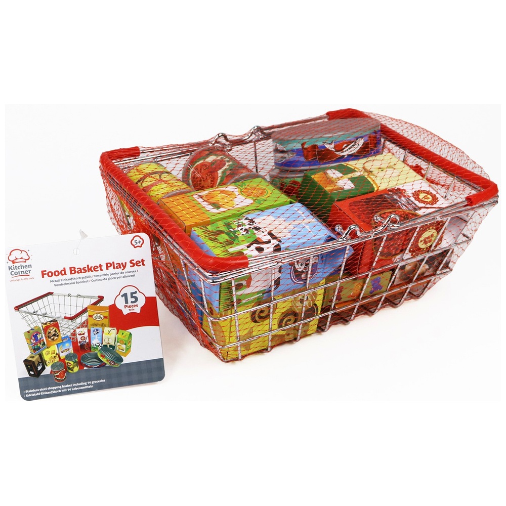 Spielset „Küchenecke mit Lebensmittelkorb“
