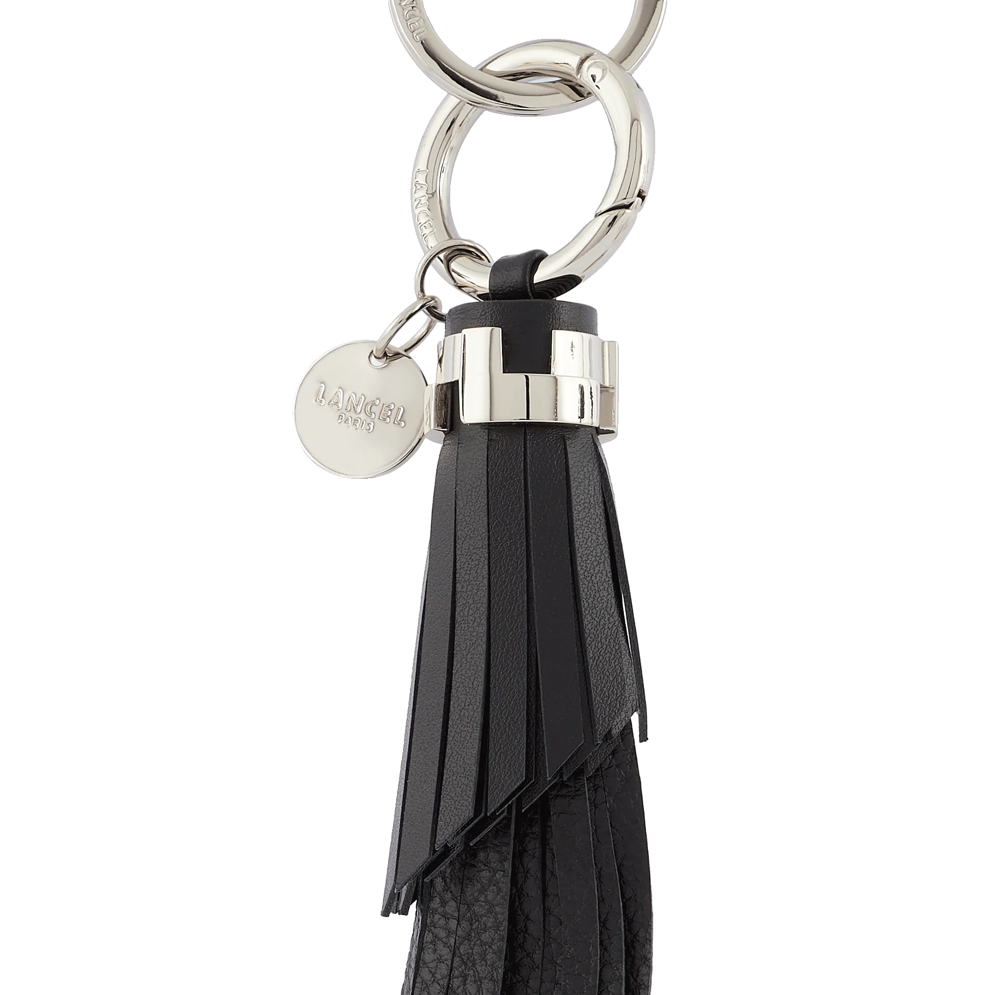 Porte-clés pompon Pompon Neo Carré L-Noir
