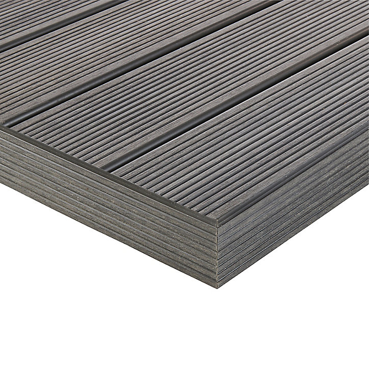 Profil de finition composite gris Good Home Hudson L.240 cm