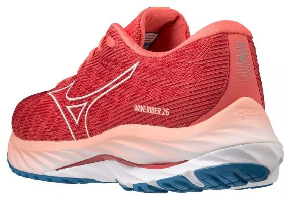 Chaussures de Running Femme Mizuno Wave Rider 26 Rose
