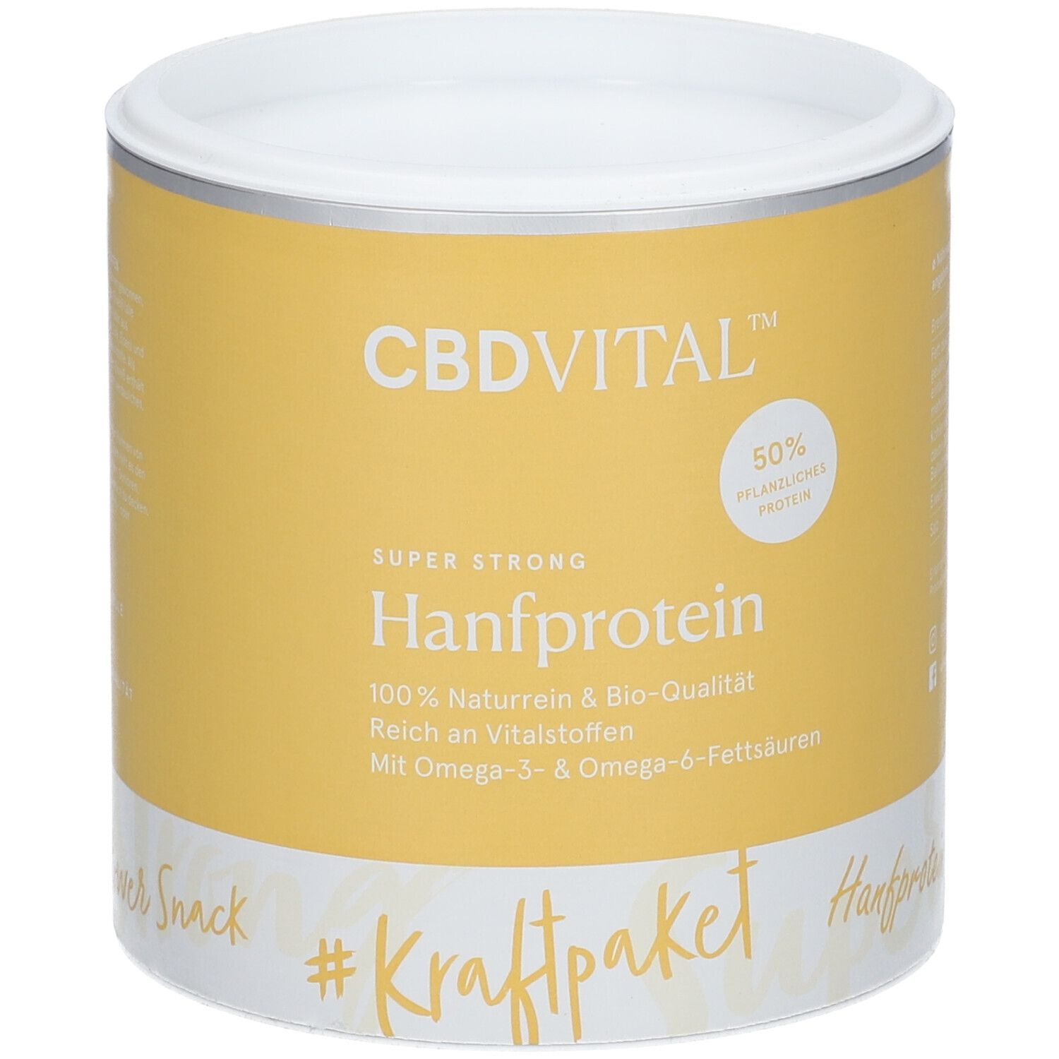 CBD VITAL Hanfprotein Super Strong Pulver