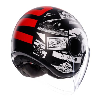 Casque AGV ETERES - HISTORY - Noir / Blanc