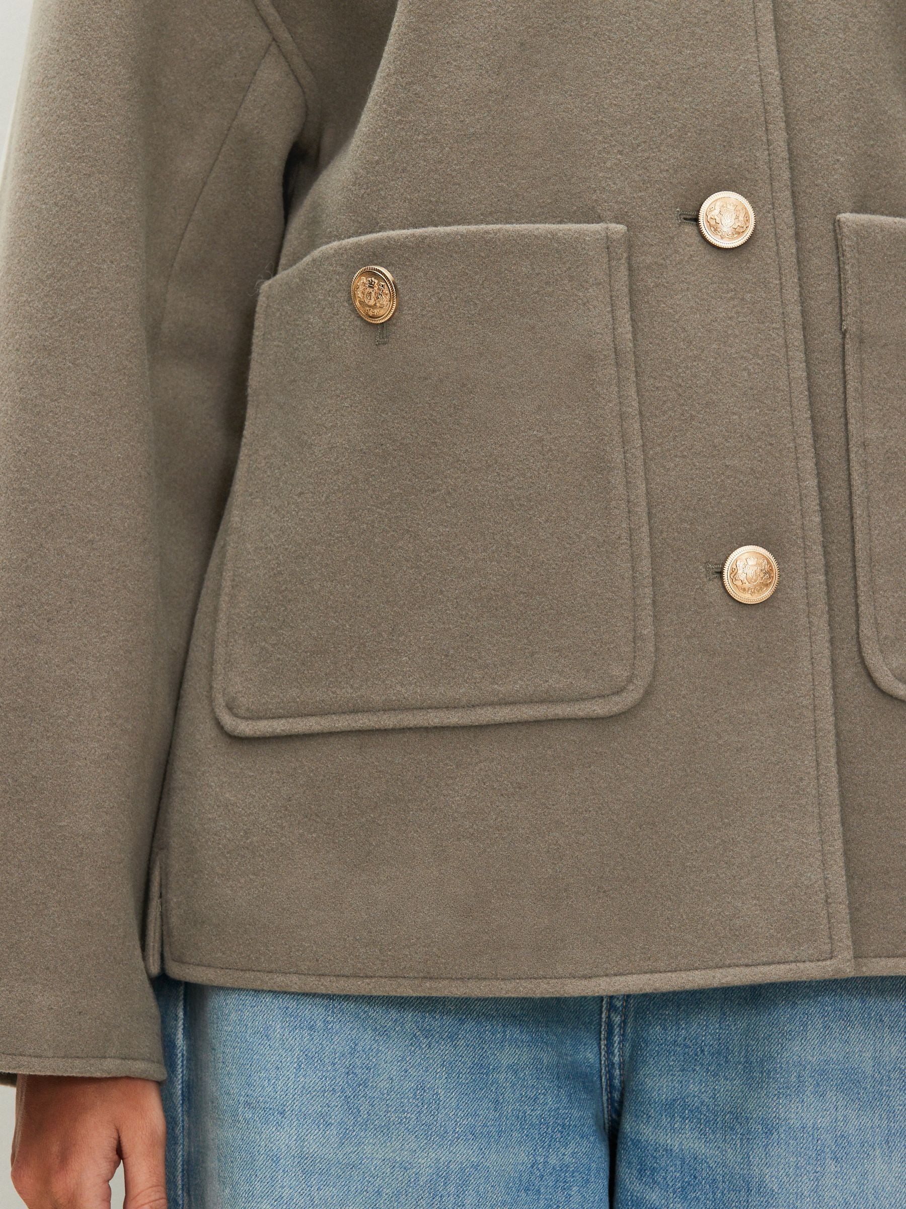 Neutraal - Brushed Collared Jacket