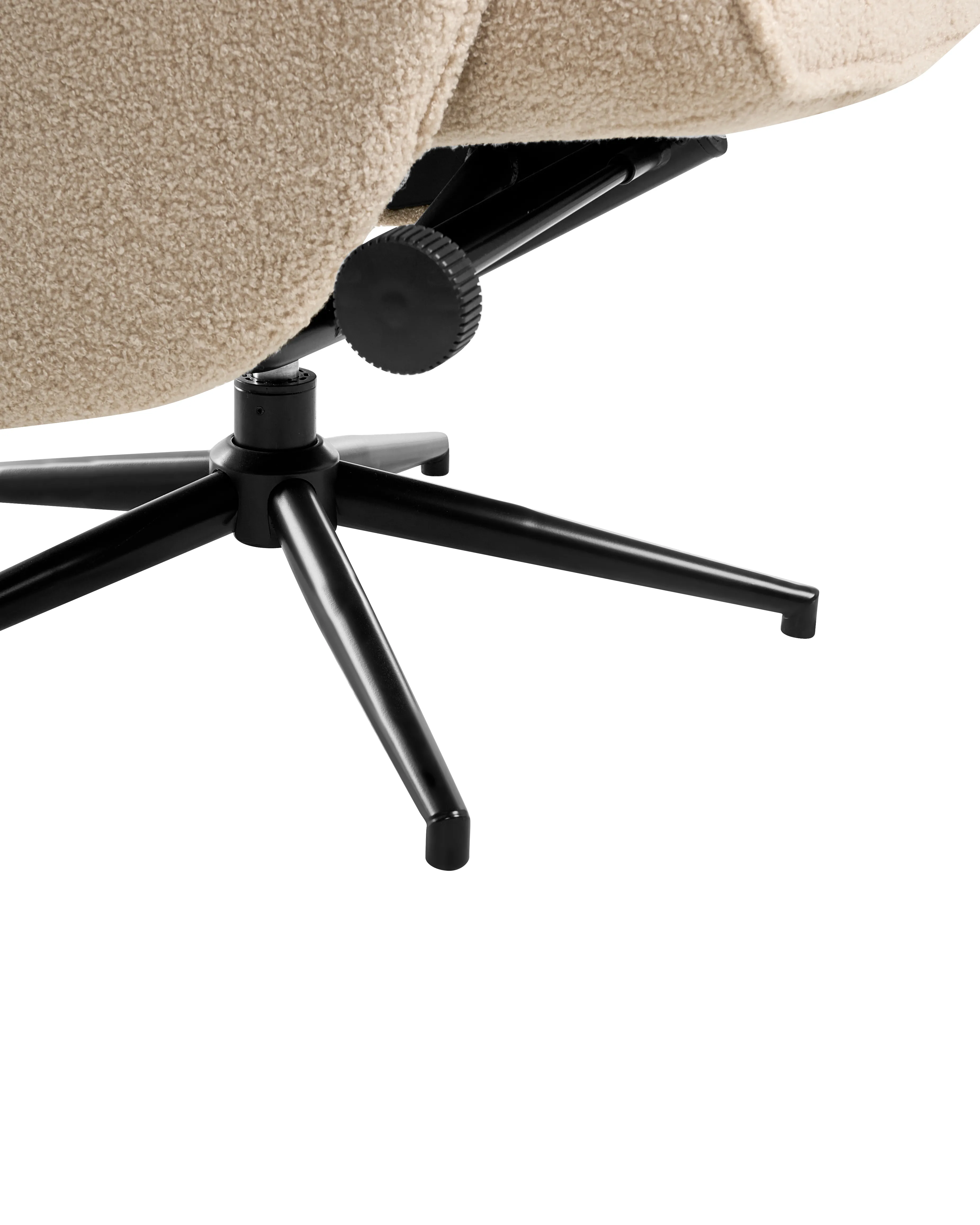 Relaxfauteuil JAPET Bouclé Beige