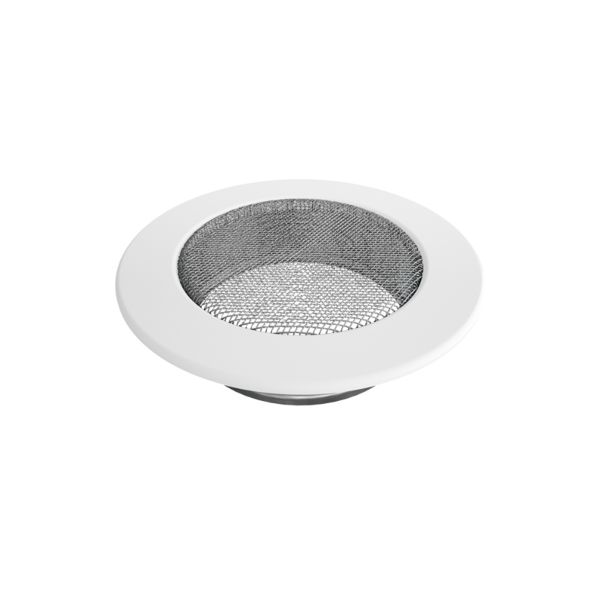 Kratki Grelha de Ventilação Redonda 100mm Branca
