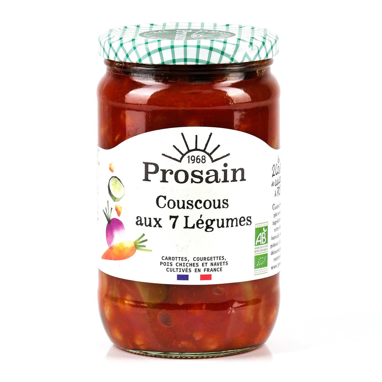 Couscous bio aux 7 légumes (préparation végétarienne sans semoule)