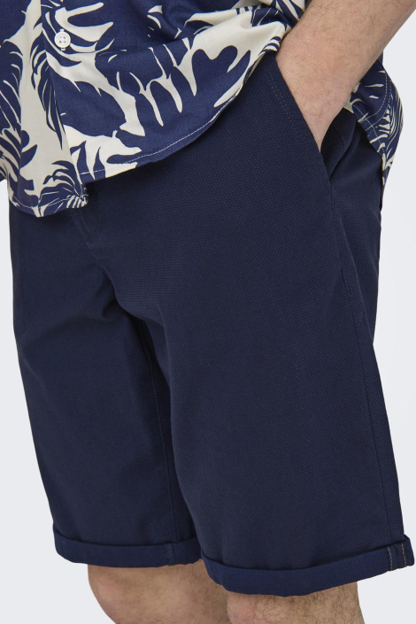 Only & Sons blauwe heren korte broek