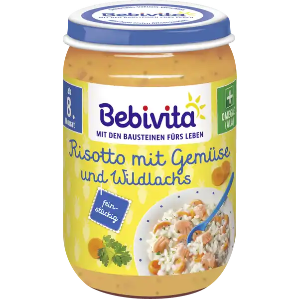 Risotto mit Gemüse und Wildlachs