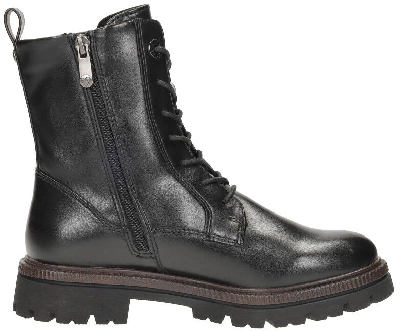 Marco Tozzi Veterschoenen Hoog zwart