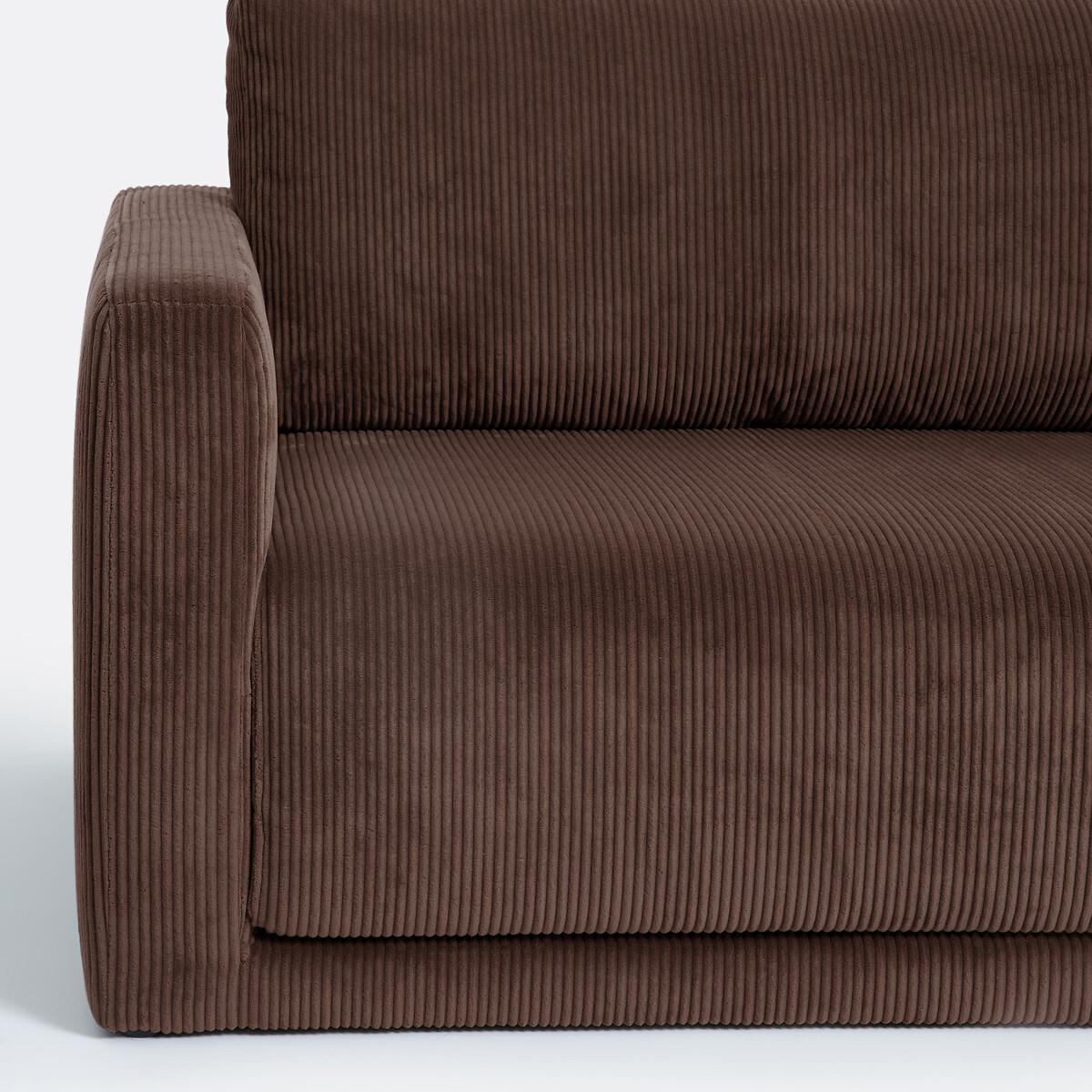 LA REDOUTE INTERIEURS<br>Sofá cama 2 lugares ribfluweel Hani