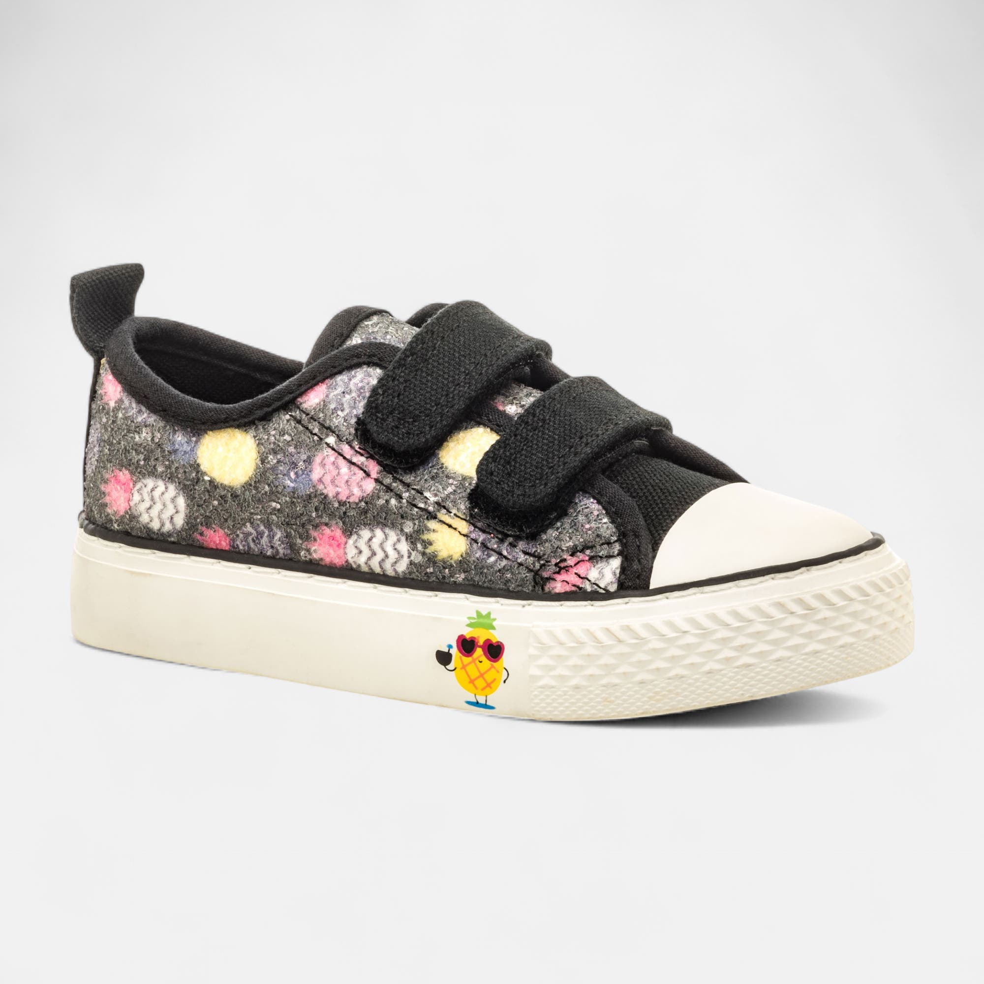 Baskets en toile Fille noir