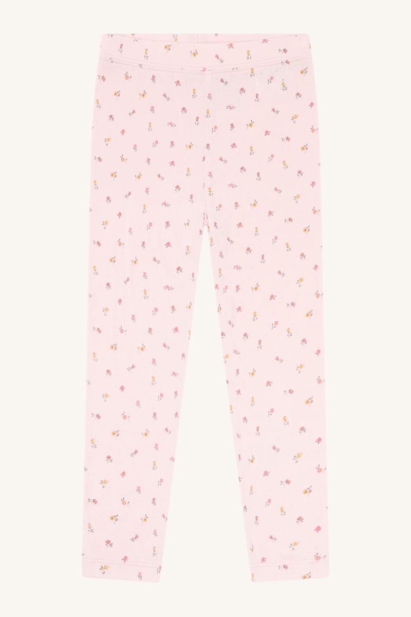 Ludo Leggings Flowers chalk pink - Hust & Claire - Rumpetroll