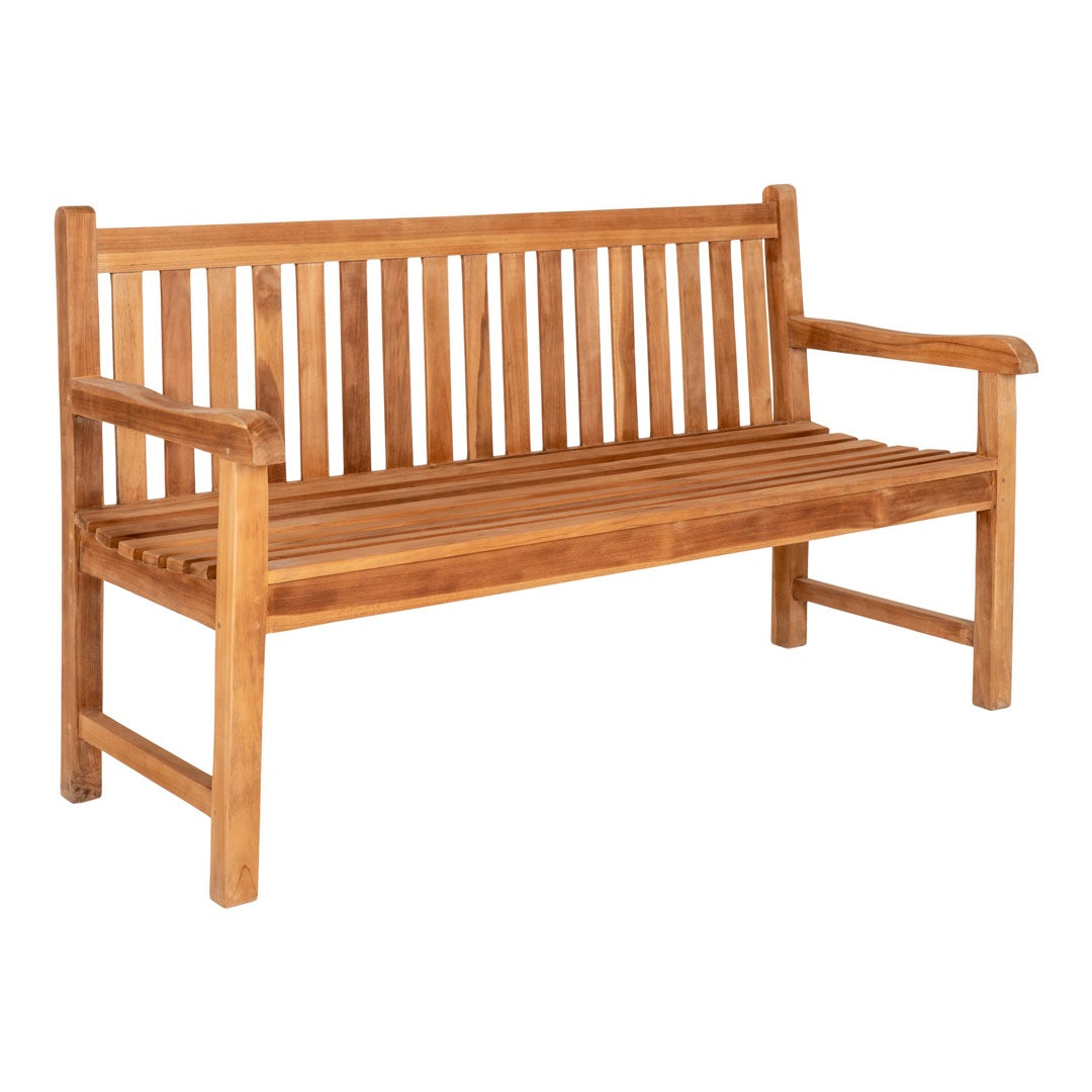 Cabo tuinbank, 150 cm breed, natuurlijke afwerking. 150 x 54 x 92 cm