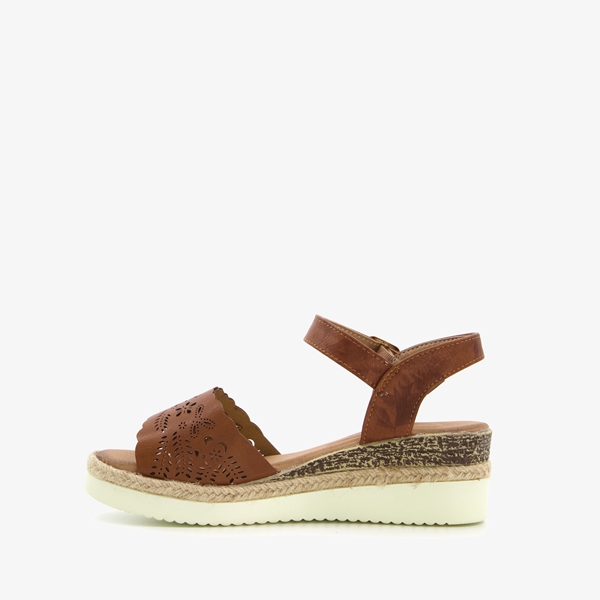 Blue Box dames sandalen met sleehak