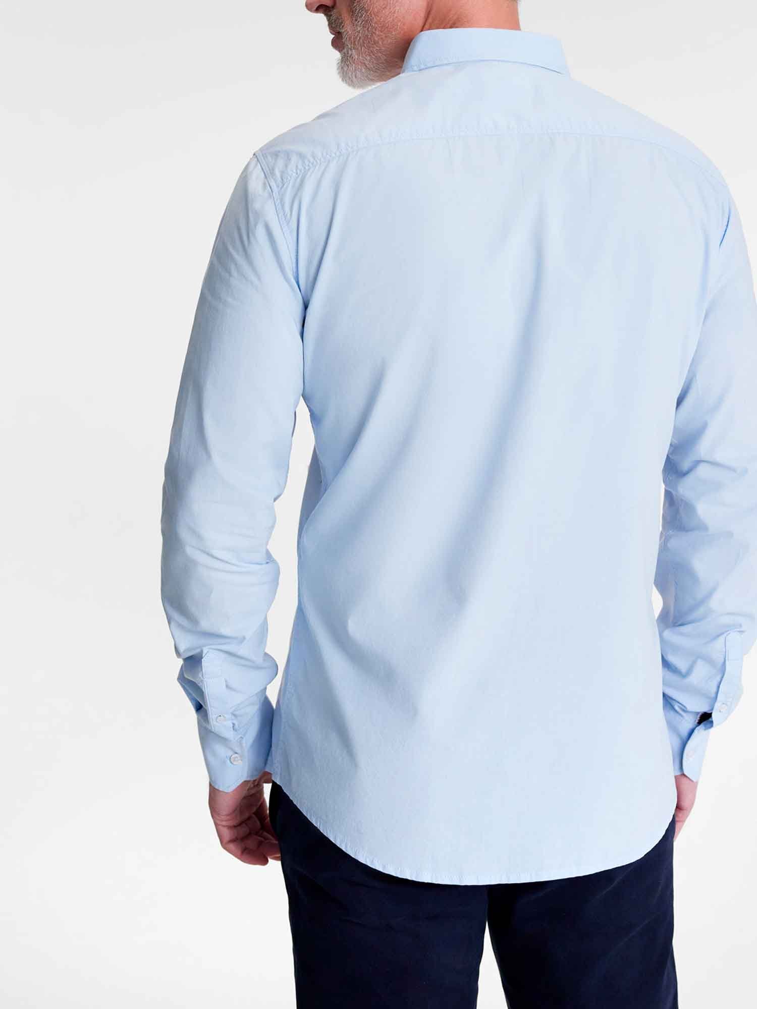 Chemise Homme Coton Biologique Bleu