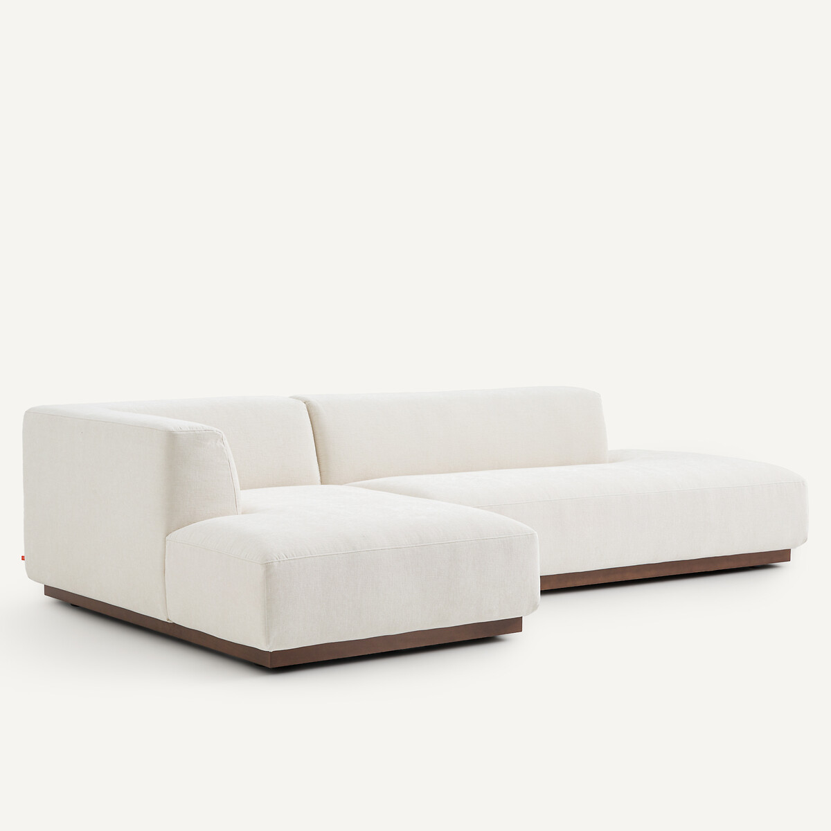 AM.PM<br>Sofá de canto esquerdo XL em veludo chenille, Jacopo