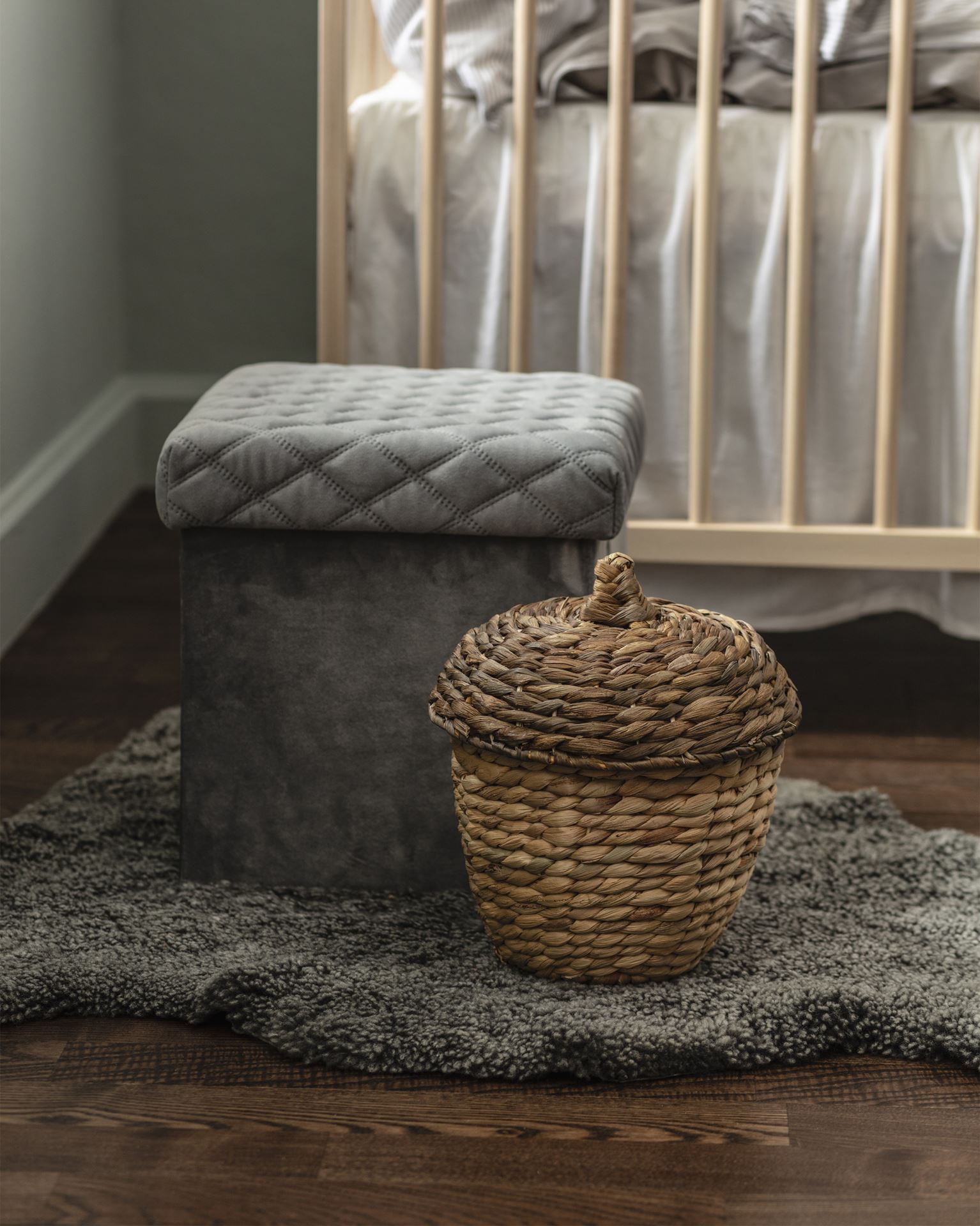 Basket small natur - 23x23x26 cm