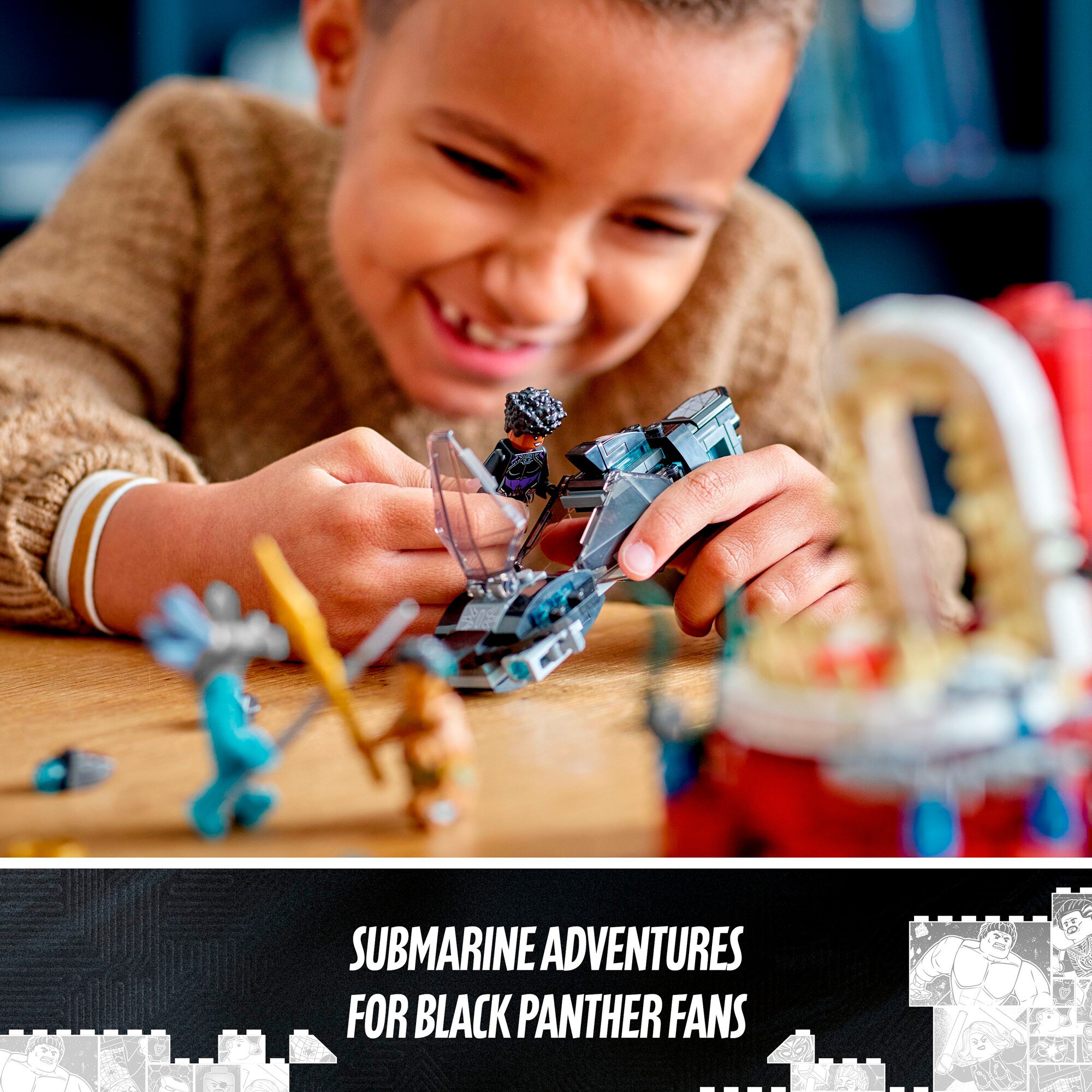 LEGO Konstruktionsspielzeug Marvel Super Heroes König Namors Thronsaal