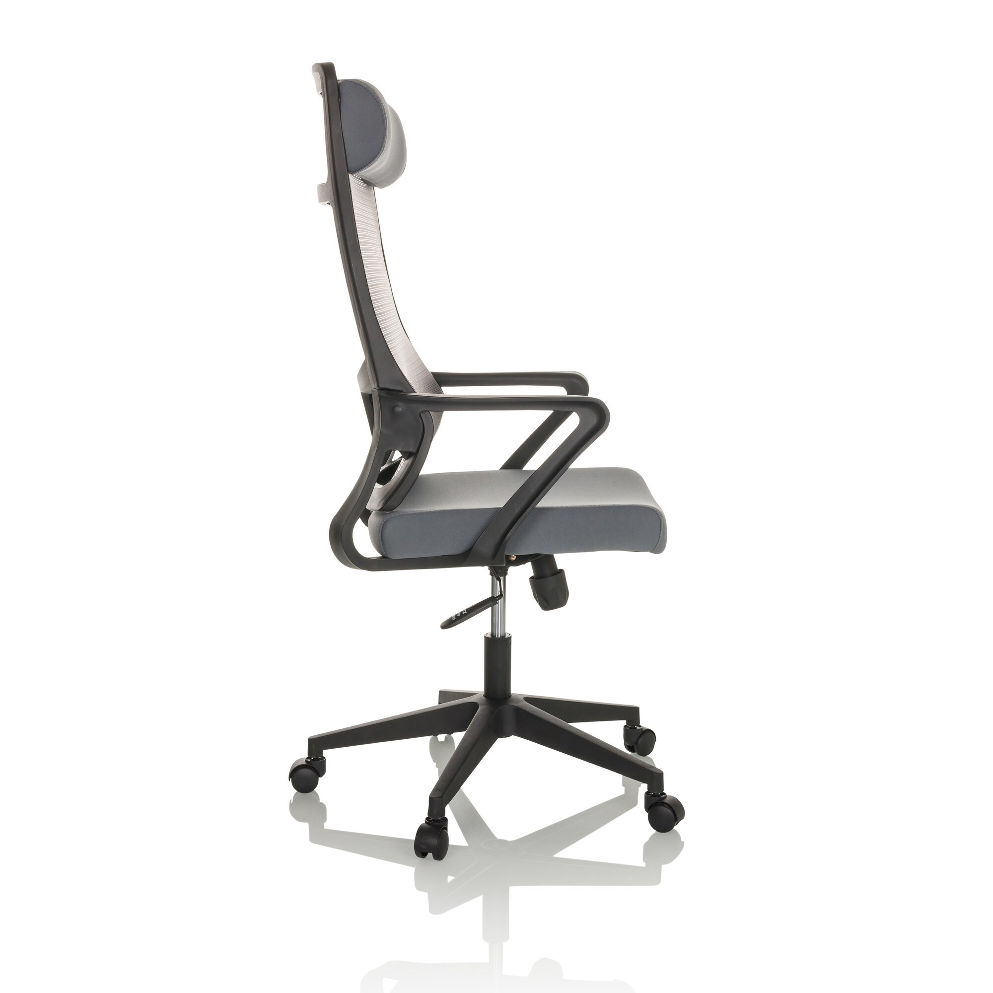 Home Office Bürostuhl NEKEO Stoff/Netzstoff mit Armlehnen hjh OFFICE